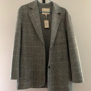 Maje brand blazer style double face coat